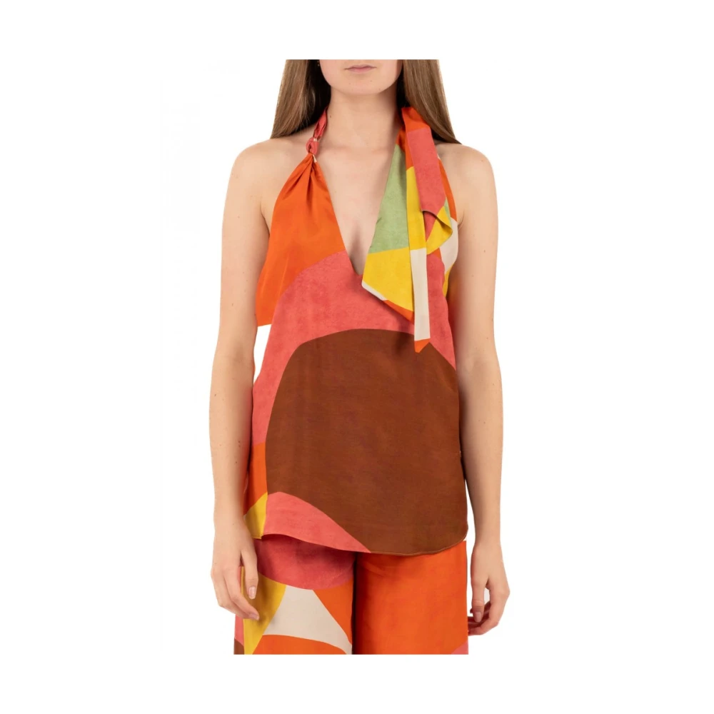 Hanita Stijlvolle Top voor Vrouwen Multicolor Dames