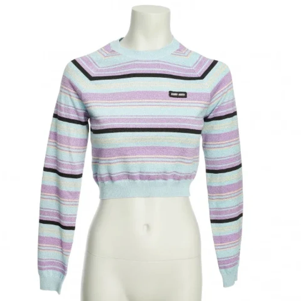 Miu Pre-owned Fabric tops Multicolor Dames