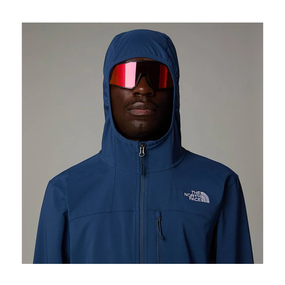 The North Face Nimble Windjack Met Capuchon Blue Heren