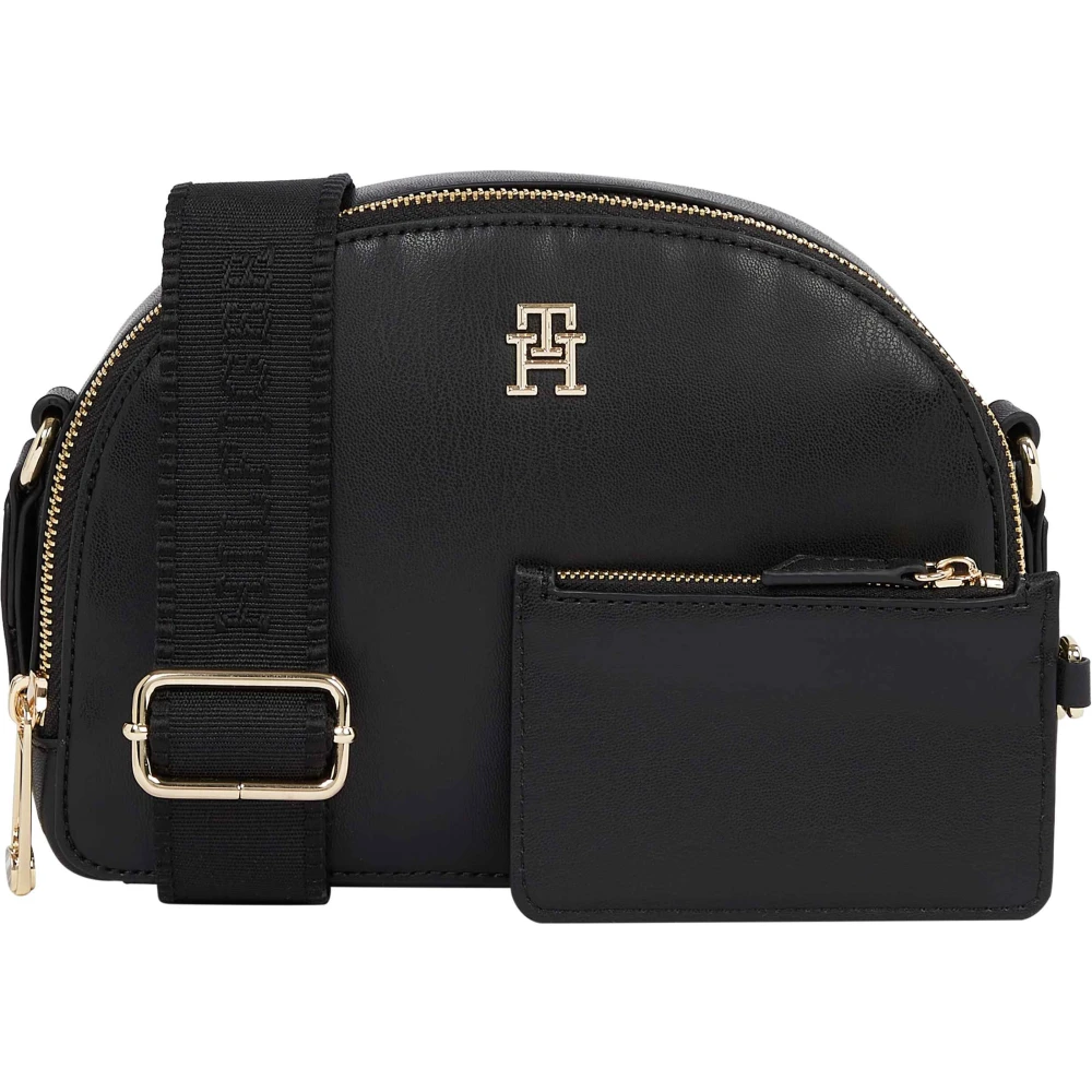 Tommy Hilfiger Half Moon Crossover Tas Black Dames