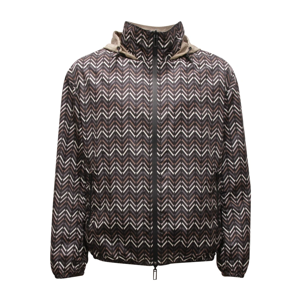 Armani Uomo Multicolor - Giacca Reversibile Con Cappuccio Staccabile - Jackets - E - L