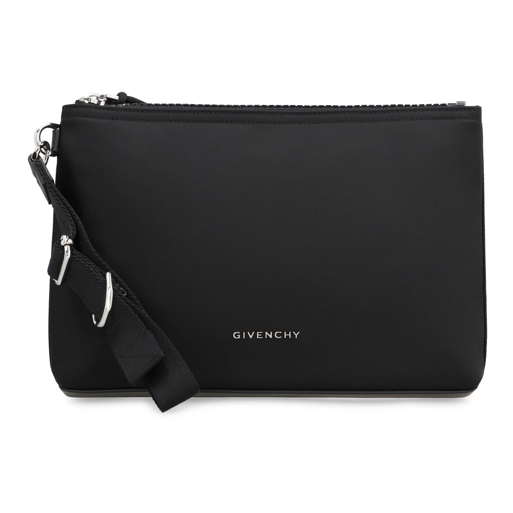 Givenchy Chique Polsband Clutch met Logo Black Heren