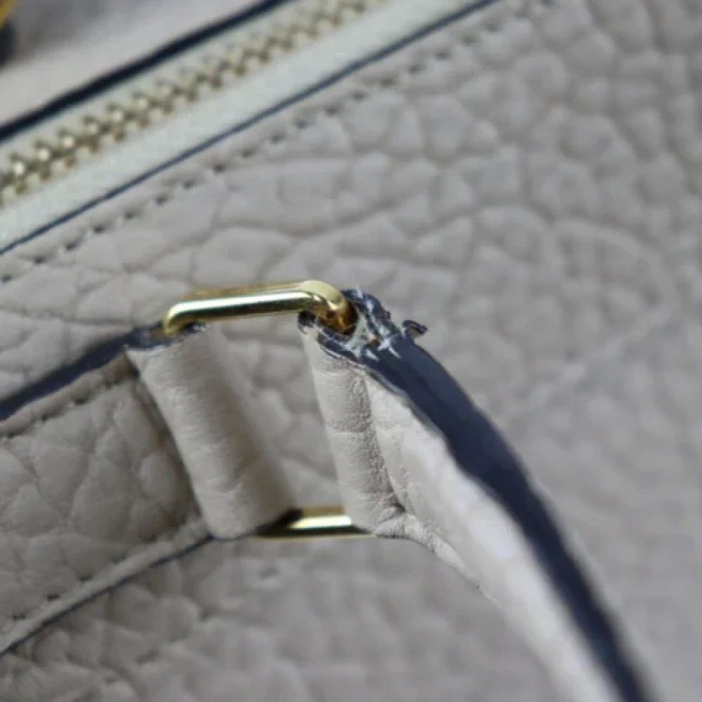 Celine Vintage Pre-owned Leather totes Beige Dames