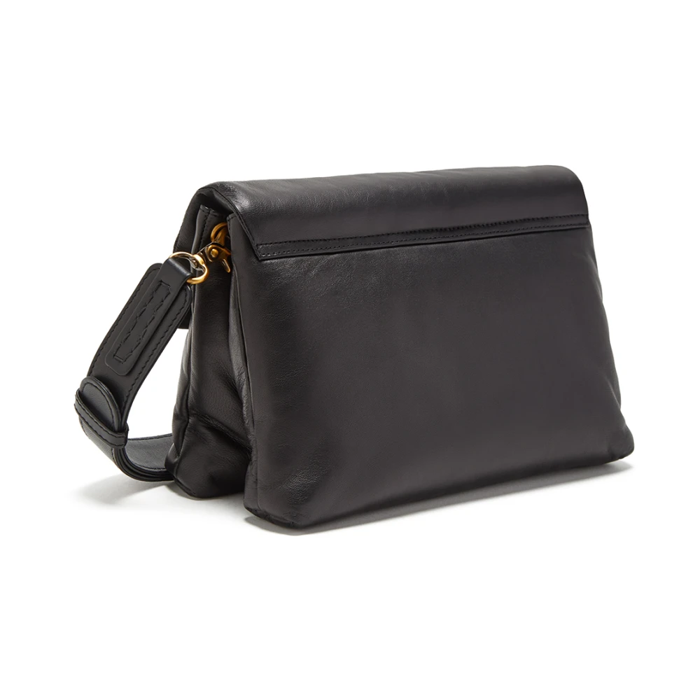Maliparmi Medium Puffy Crossbody TAS Black Dames