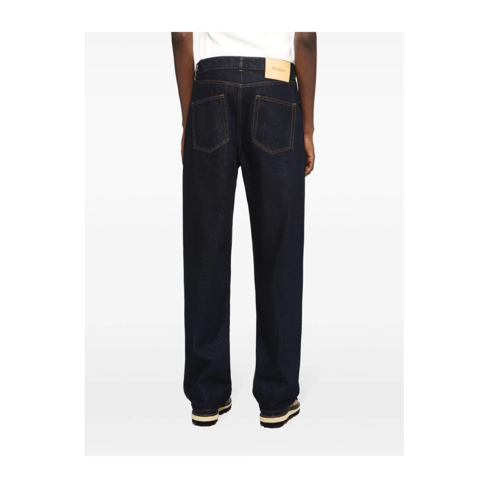 JW Anderson Blauwe Denim Jeans Blue Heren