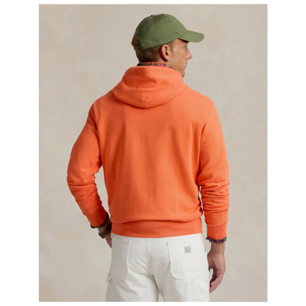 Polo Ralph Lauren Katoenen hoodie met sportieve stijl Orange Heren