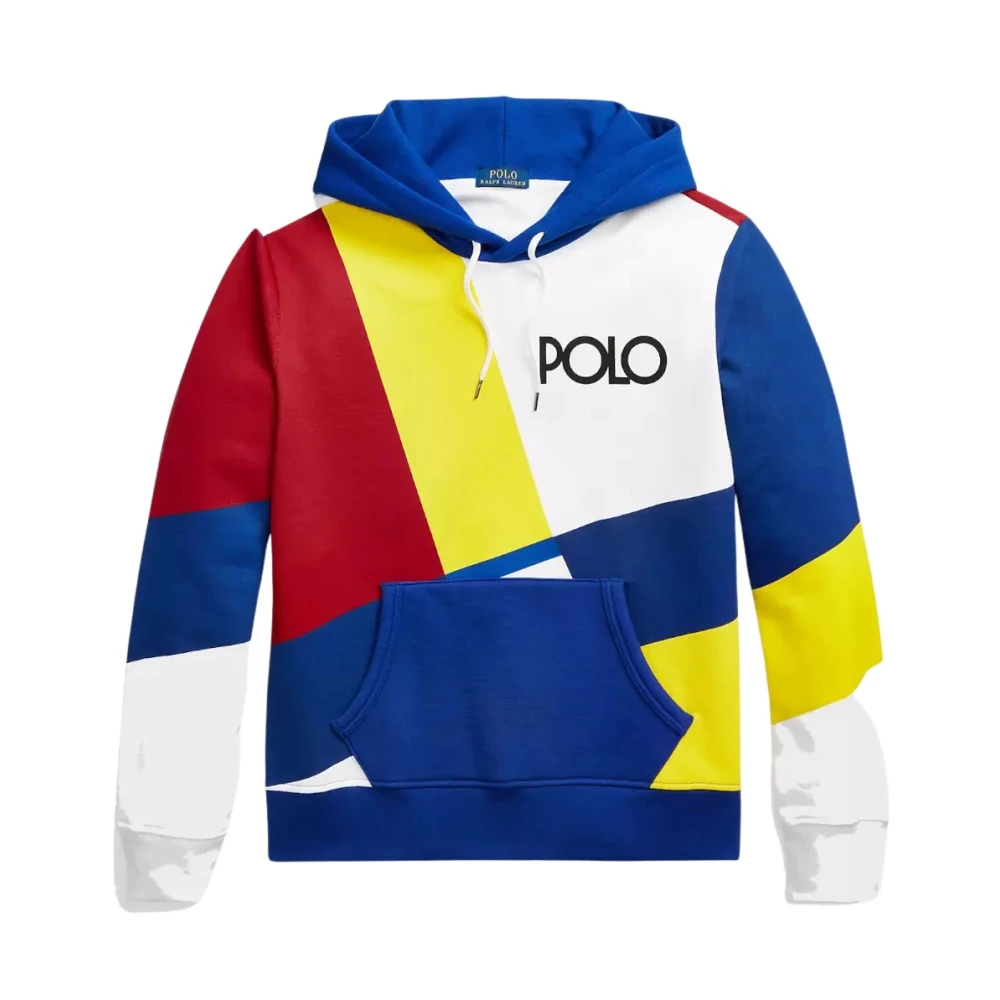 Ralph Lauren Color Block Sweatshirt met Logo Multicolor Heren