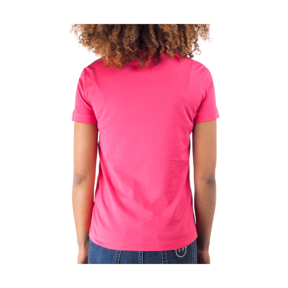 Versace Jeans Couture Fuchsia Couture T-shirt met korte mouwen Pink Dames