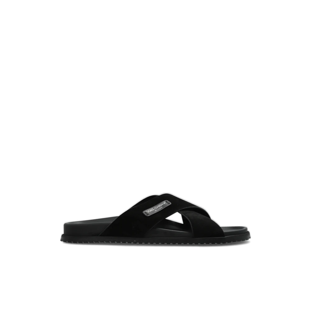 Dolce & Gabbana Hombre Negro Zapatos, Talla: 39 Eu
