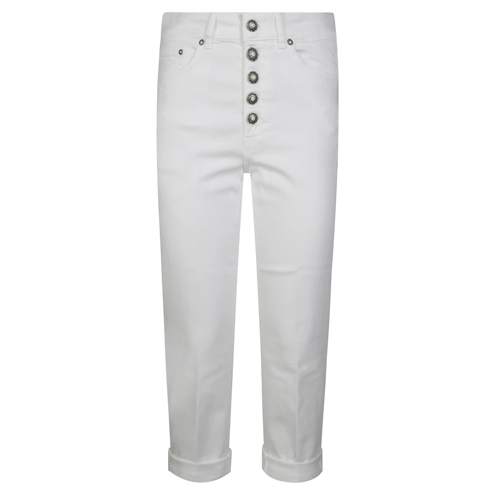 Dondup Juweel versierde broek White Dames