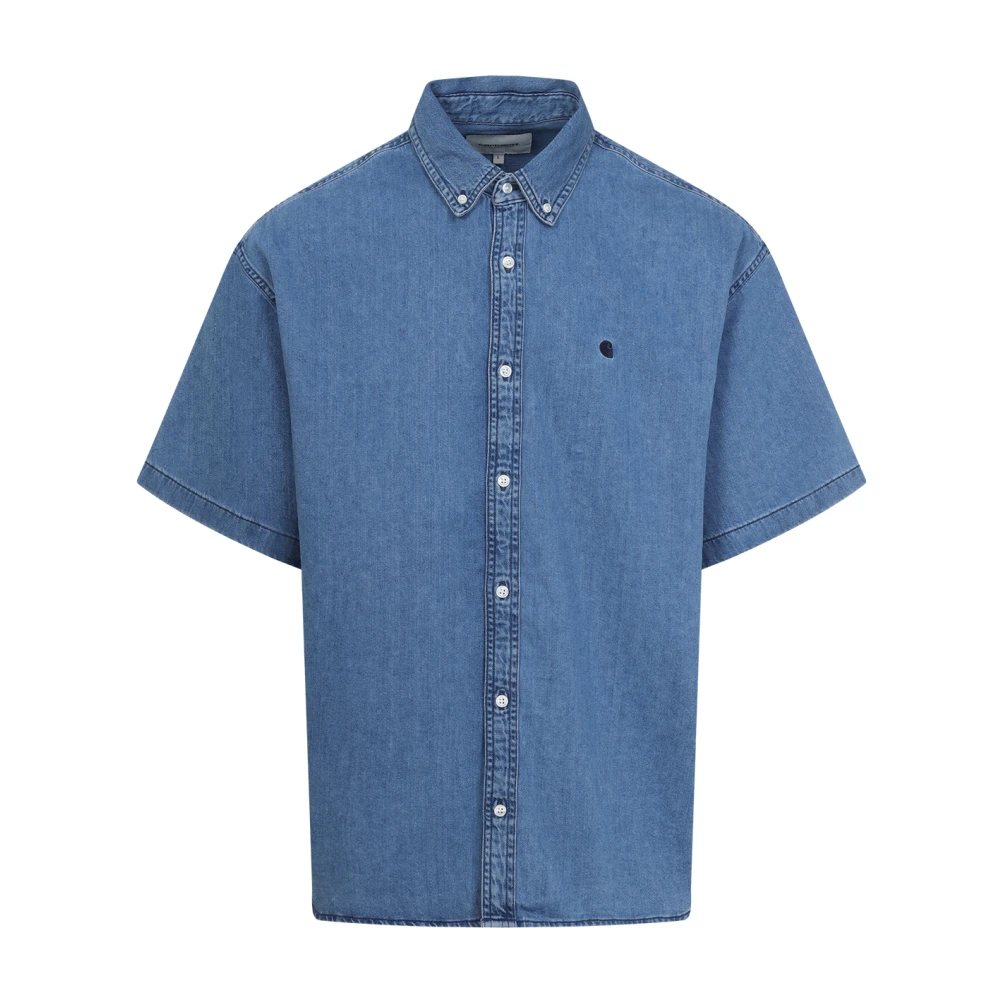 Carhartt Wip Men's Blue Casual Denim Shirt - Denim Shirts - M - Shirts