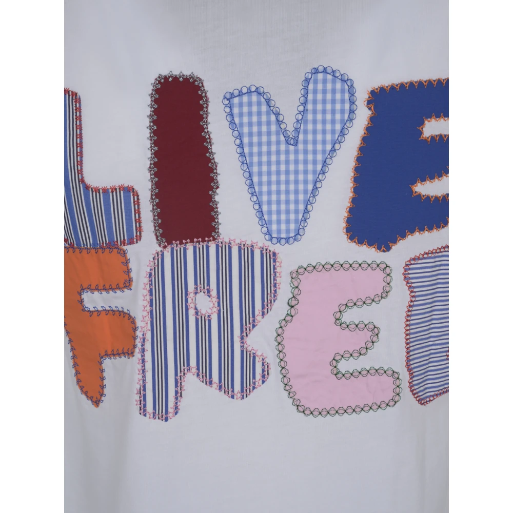 Comme des Garçons Witte Trui Gebreid T-Shirt White Heren