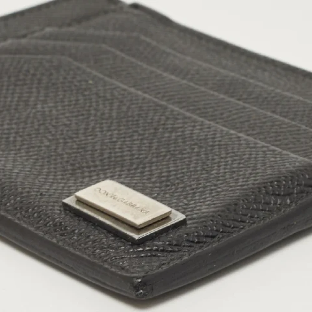 Dolce & Gabbana Pre-owned Leather wallets Black Dames