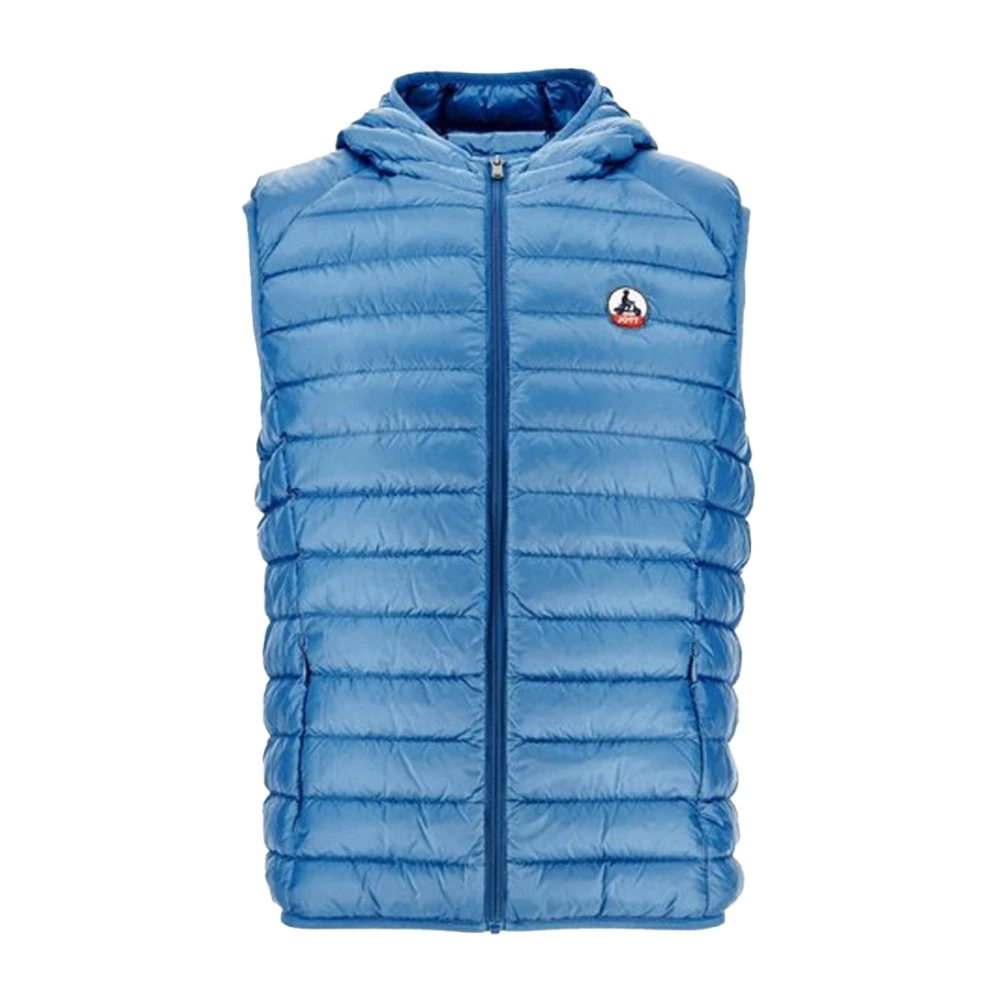 Jott Mouwloze gewatteerde jas Blauw Blue Heren