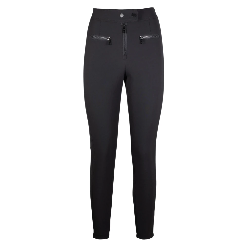 Nenette Black Pantalone Skinny - Female - Slim-Fit Trousers - Xs - Trousers