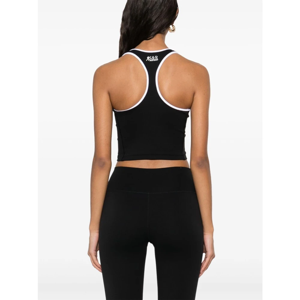 Sporty & Rich Sporty Runner Tank Top Black Dames