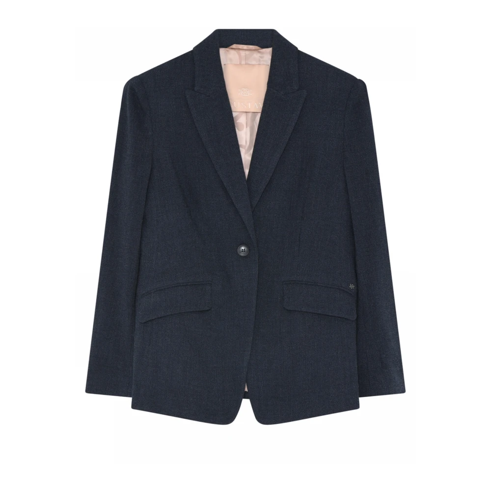 Gustav Klassieke Blazer Stacie Middernacht Blauw Blue Dames