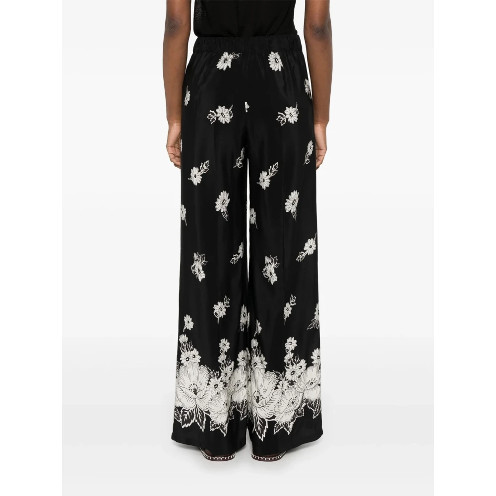 P.a.r.o.s.h. Zwarte Slim Fit Broek Black Dames