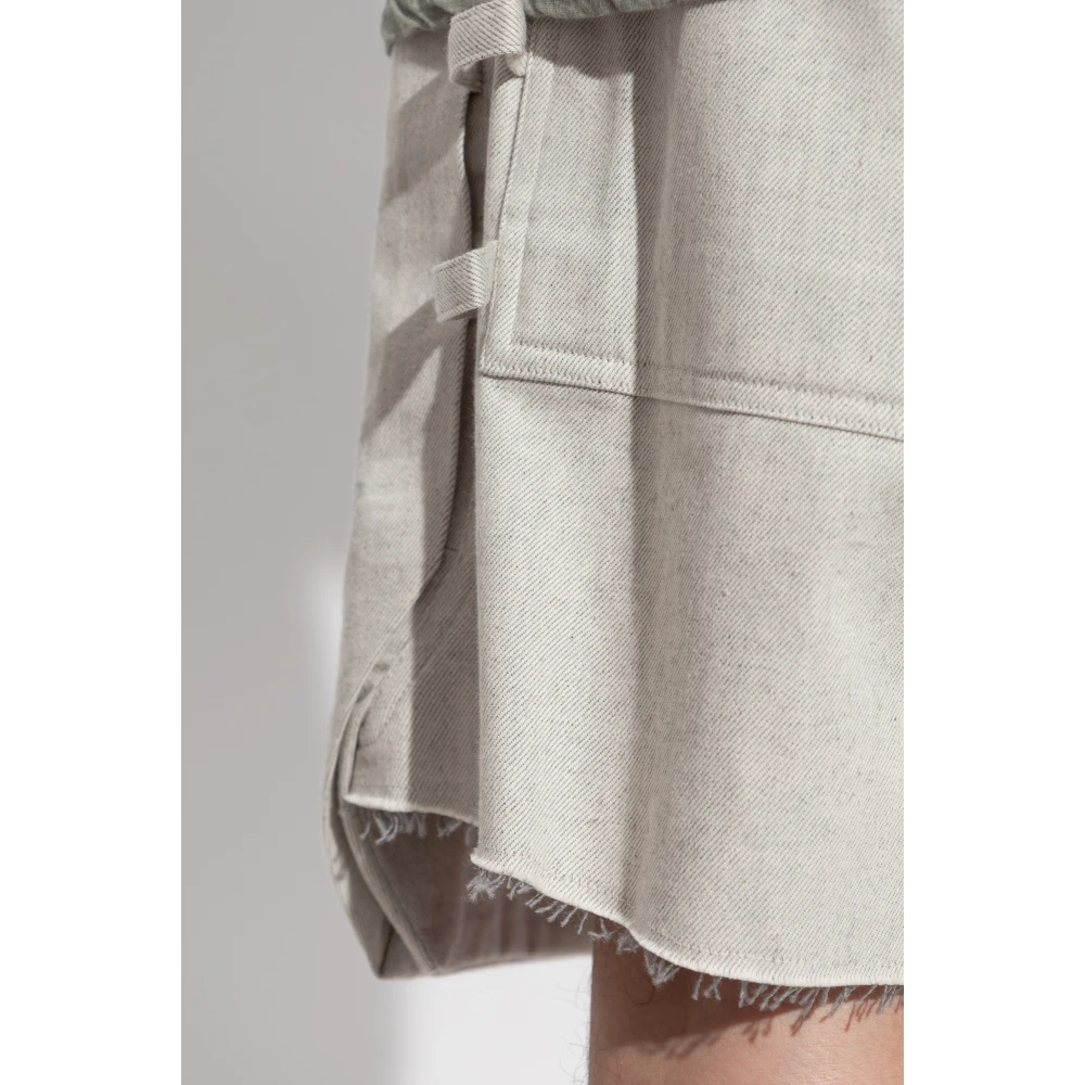 Rick Owens Stefan Shorts Gray Heren