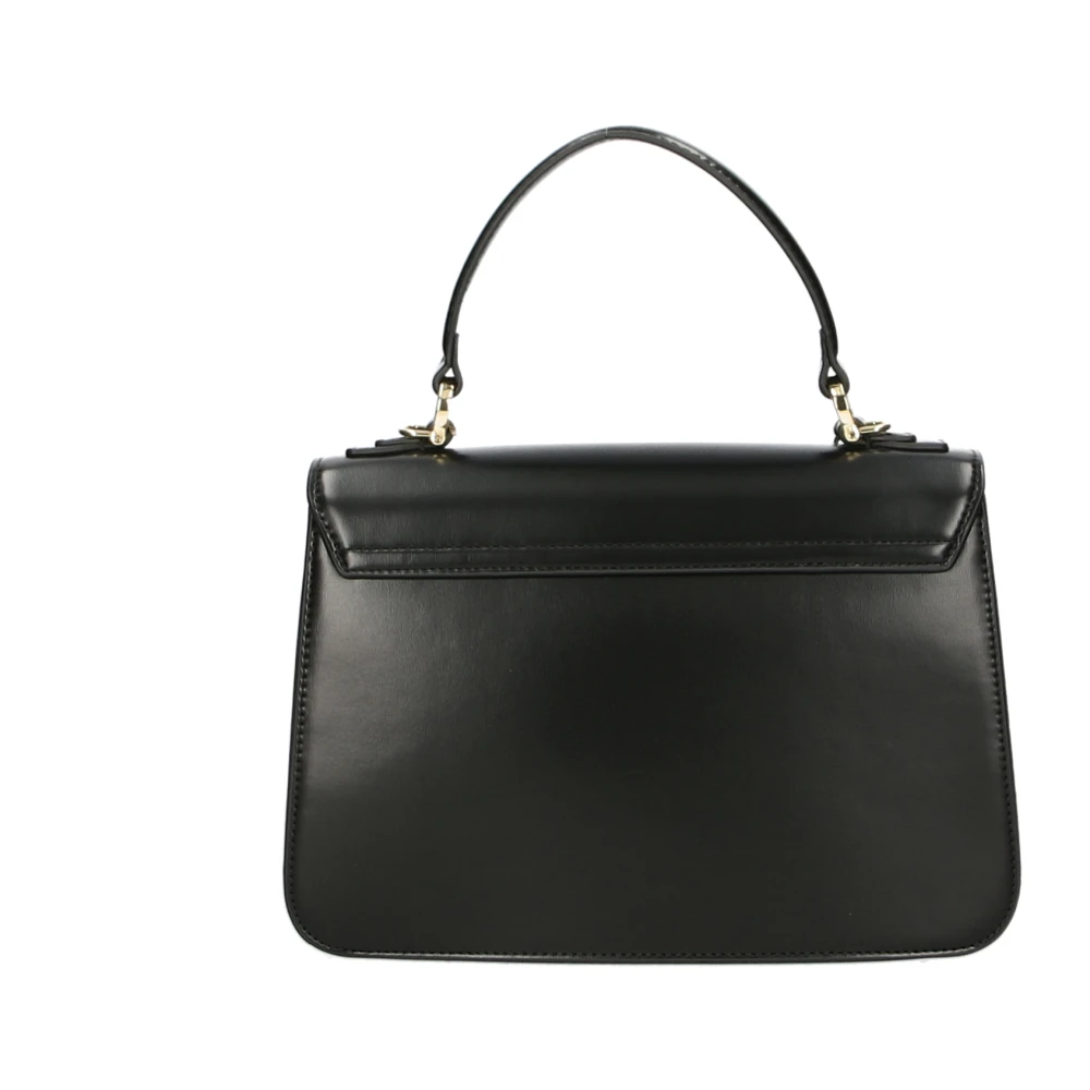 Love Moschino Zwarte Schoudertas Verstelbare Band Kunstleer Black Dames