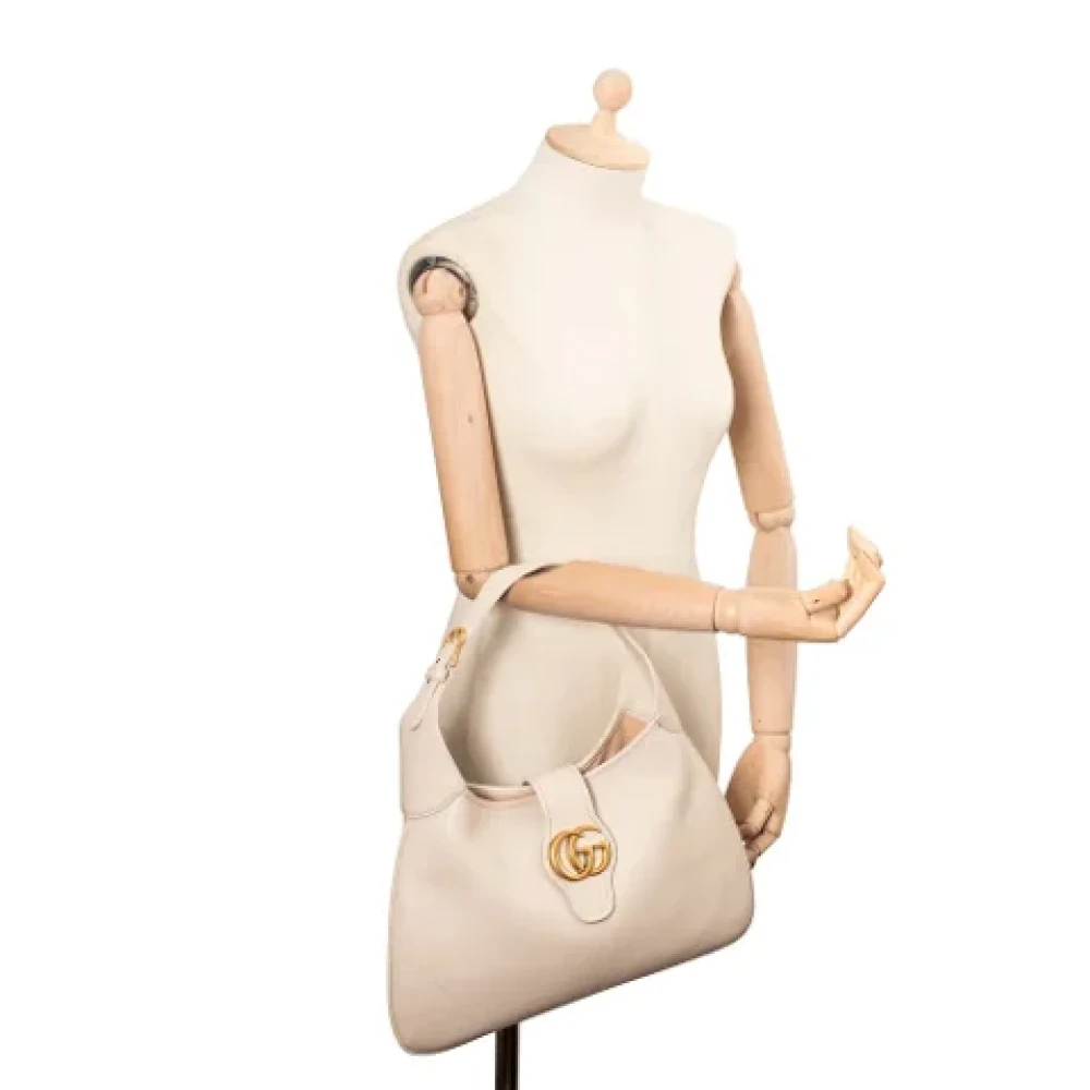 Gucci Vintage Pre-owned Leather gucci-bags White Dames