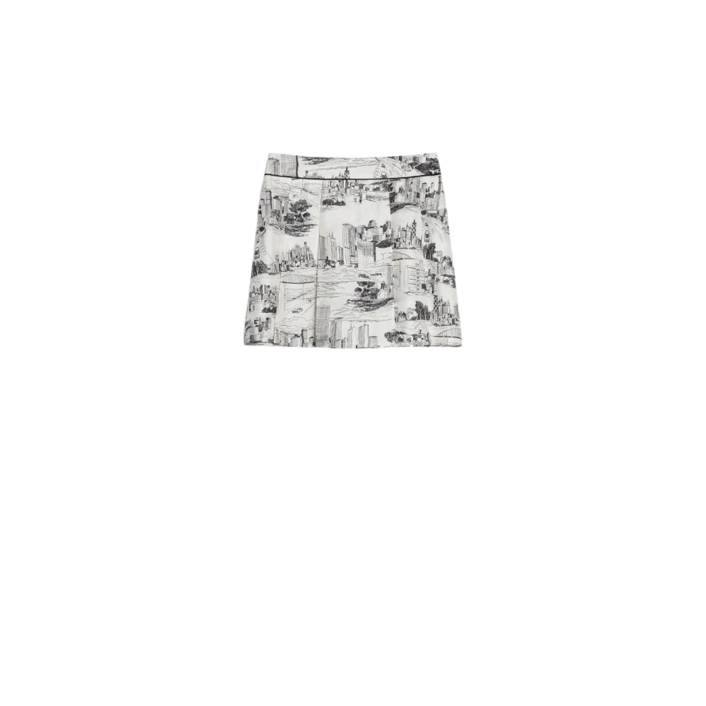 Max Mara Studio Stijlvolle Broeken voor Vrouwen White Dames