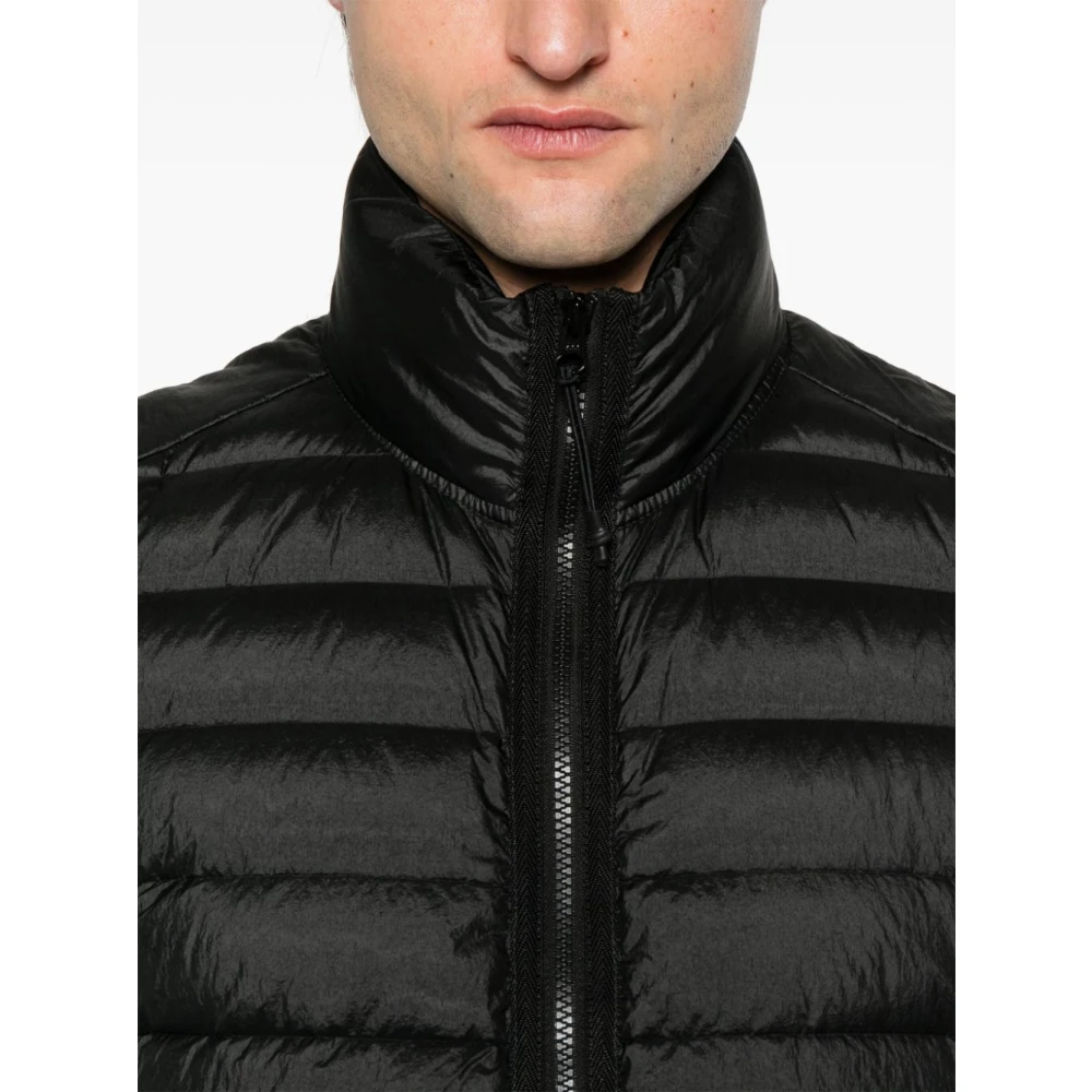 Stone Island Zwarte Gebreide Kleding Ss25 Black Heren