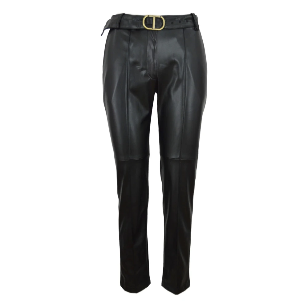 Twinset Zwarte Broek Black Dames