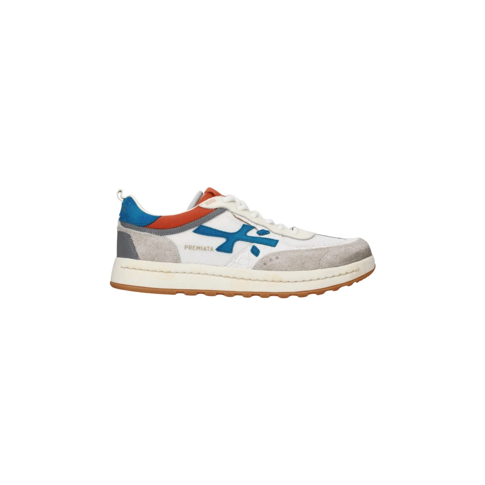 Premiata Men's White Sneakers, 11 Uk, Nous 8069 Sneaker