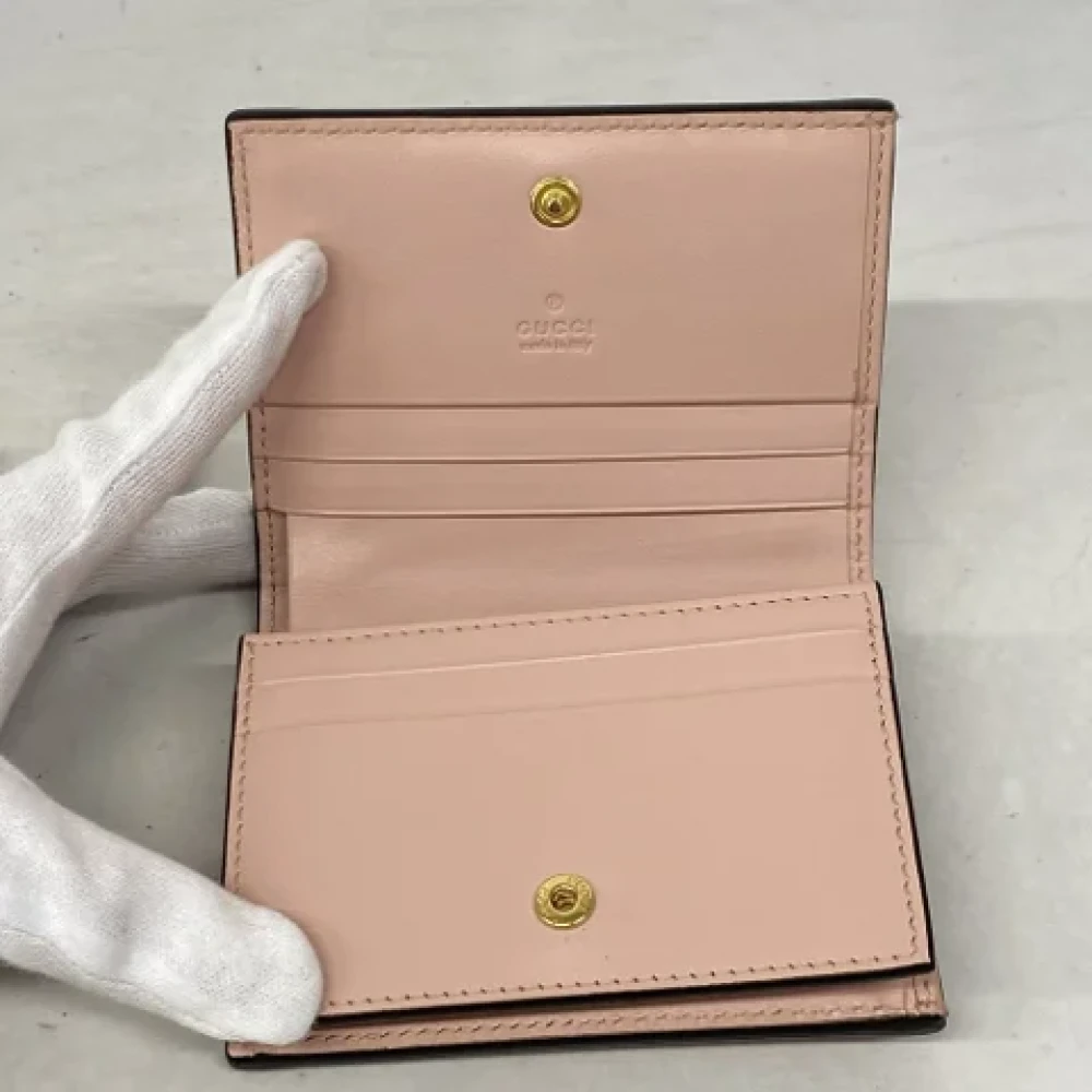 Gucci Vintage Pre-owned Leather wallets Pink Dames