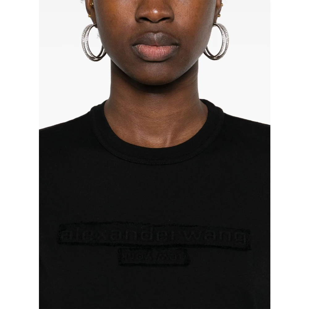 alexander wang Dames T-shirts & Polo's in zwart Black Dames
