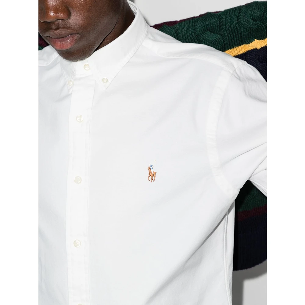 Polo Ralph Lauren Klassiek Oxford Sportshirt White Heren