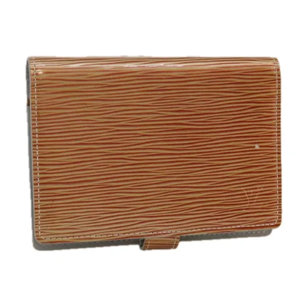 Louis Vuitton Vintage Pre-owned Leather home-office Orange Dames