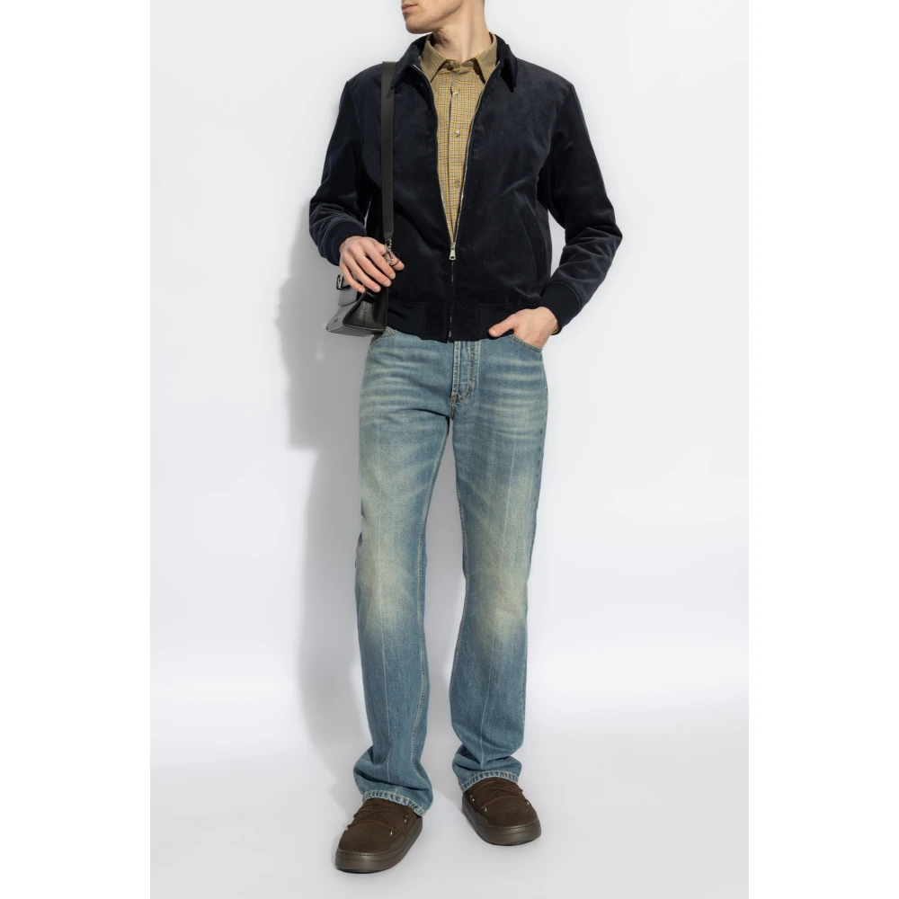 A.p.c. Jas met logo Blue Heren