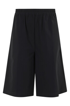black-bermuda-heida-elastic-waist-shorts
