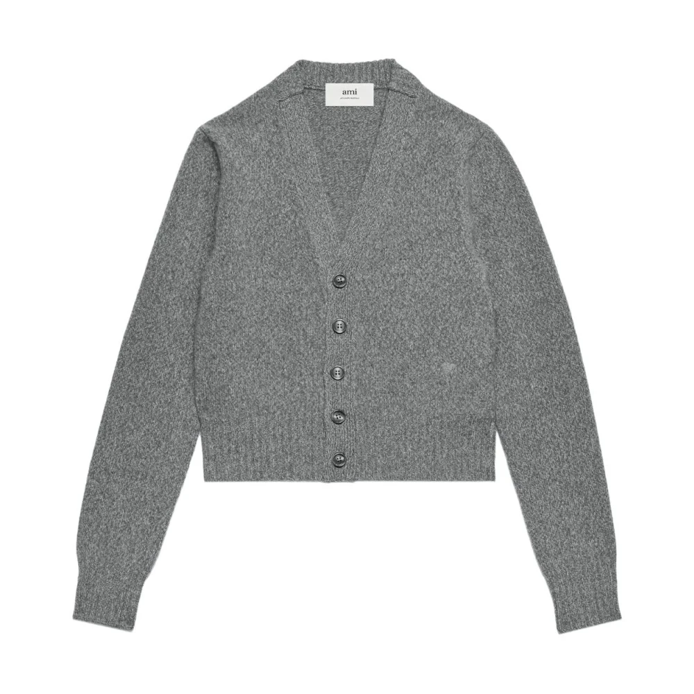 Grå Cashmere Cardigan