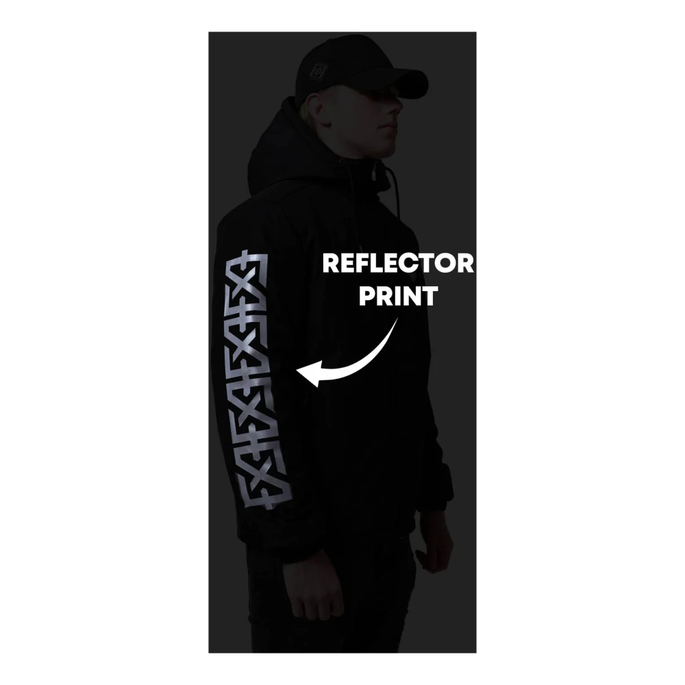 Xplct Studios Zwarte Heren Winterjas Link Black Heren