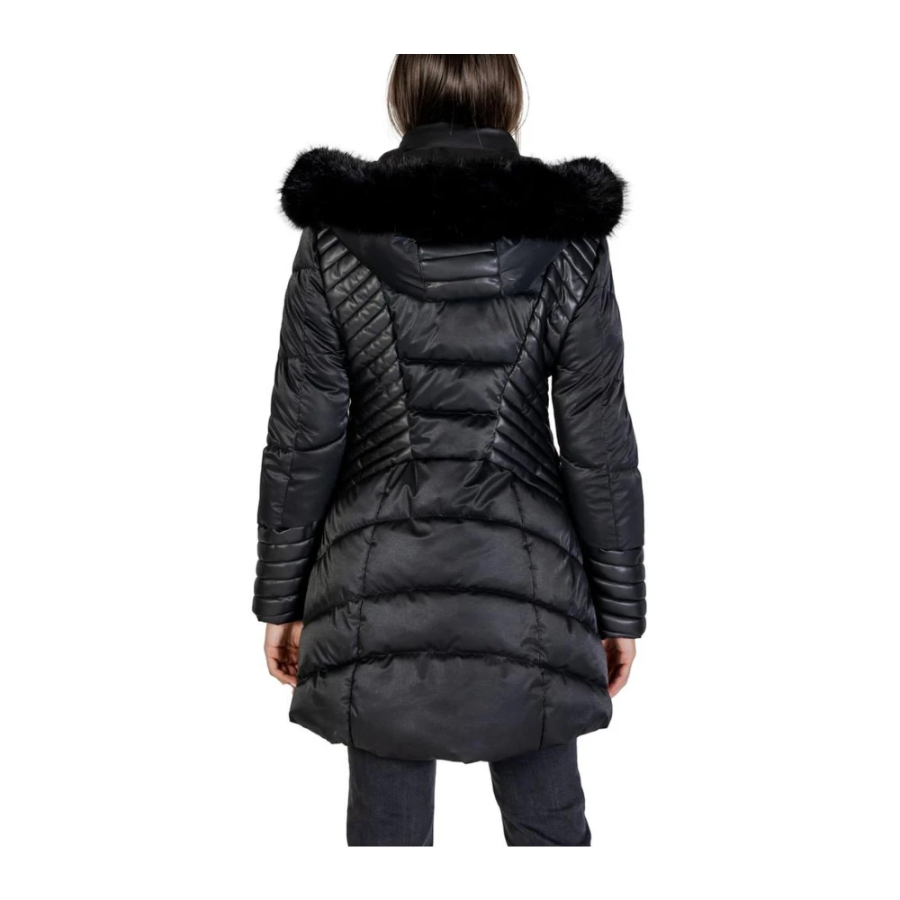 Guess Polyurethaan Jassen & Mantels Collectie Black Dames