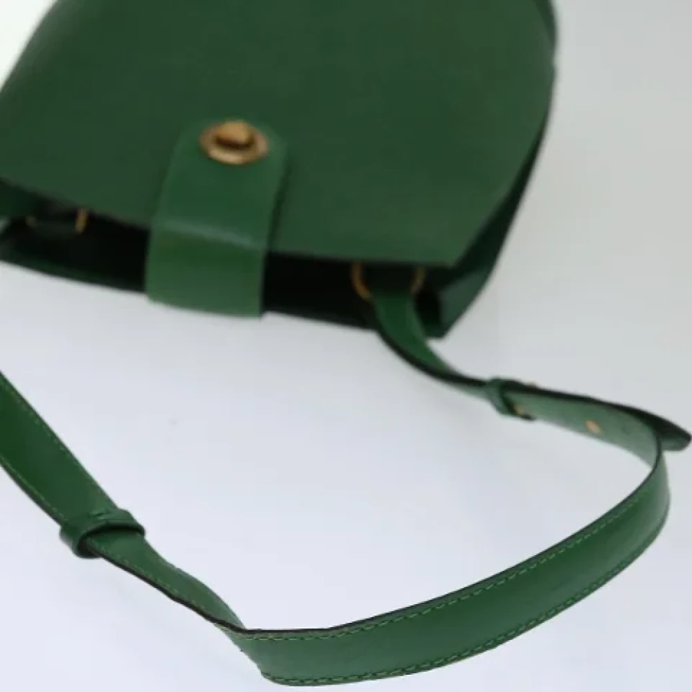 Louis Vuitton Vintage Pre-owned Leather louis-vuitton-bags Green Dames