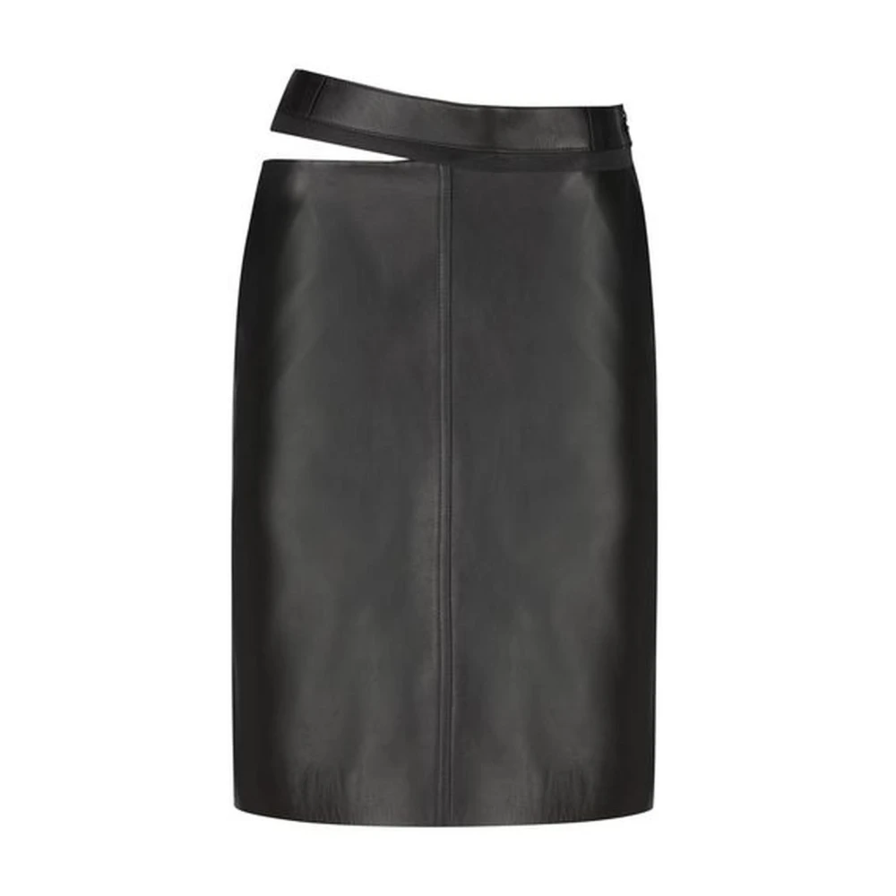 Fendi Svart Midi Pennkjol