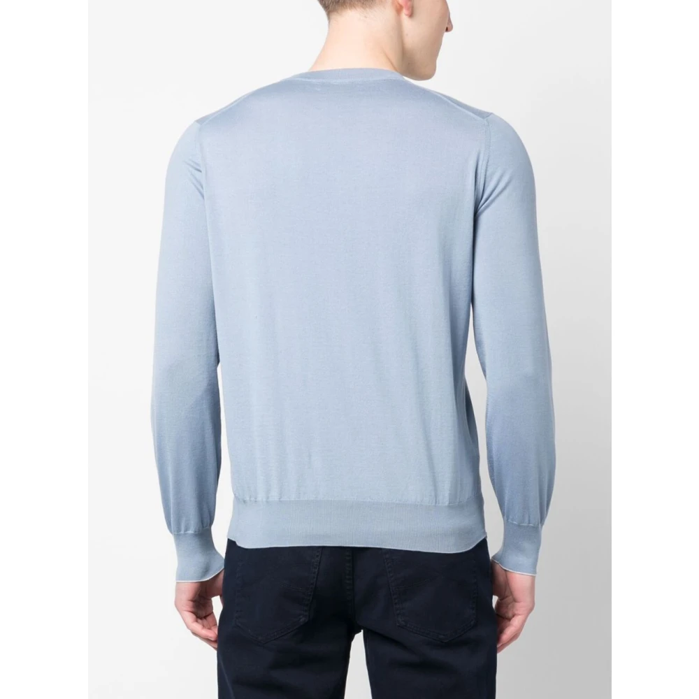 BRUNELLO CUCINELLI Luxe Sweaters Collectie Blue Heren