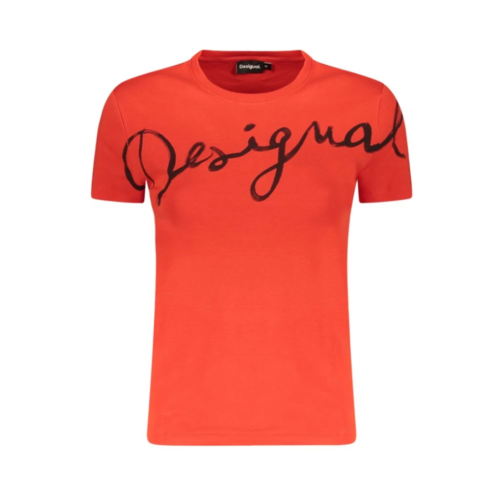 Desigual Donna Rosso Top, Xs, New,