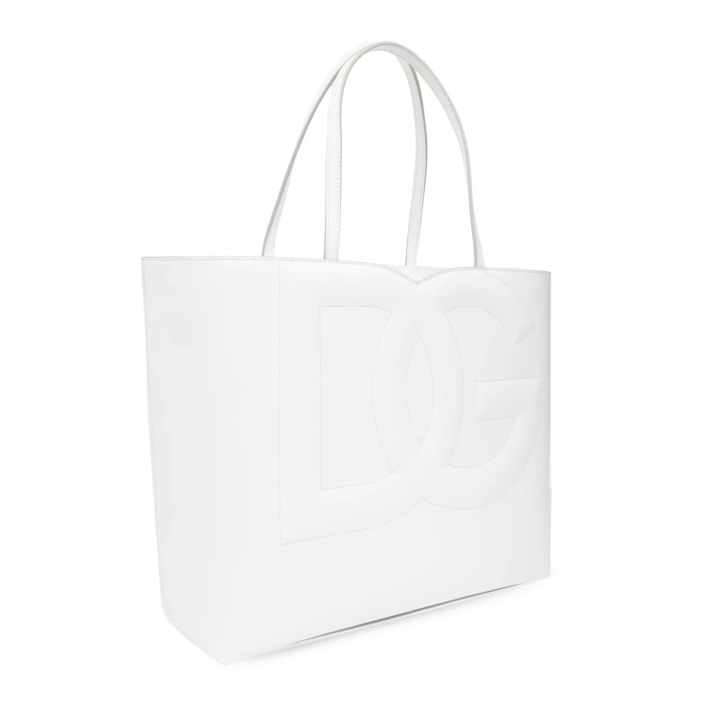 Dolce & Gabbana `DG Medium` shopper tas White Dames