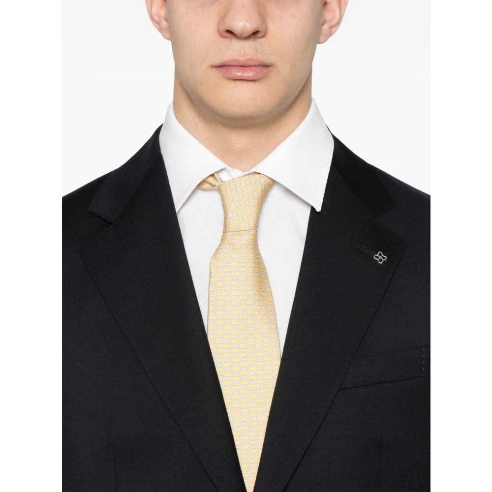 Tagliatore Jurken Blauw Blue Heren