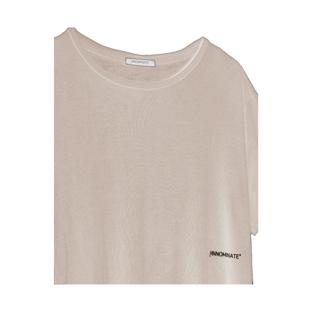 Hinnominate Elegant Beige Modal Tee Beige Dames