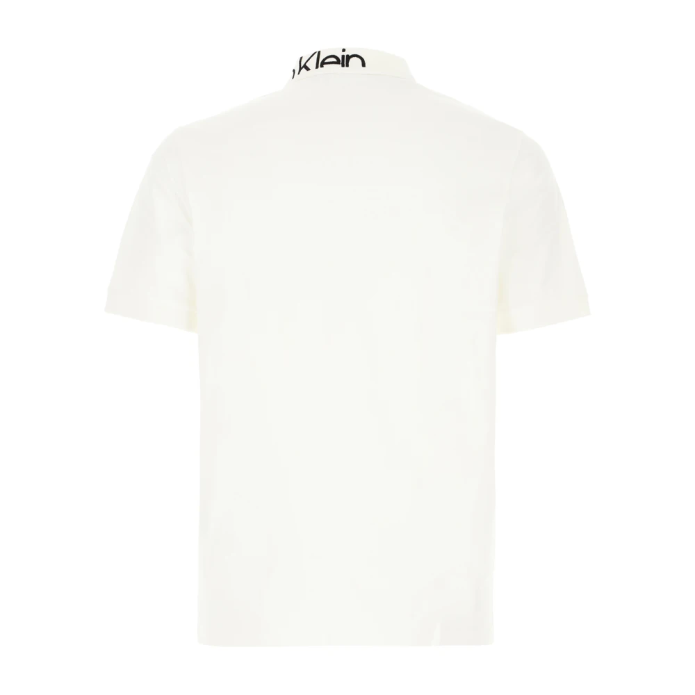 Calvin Klein Klassieke Polo Shirt voor Mannen White Heren