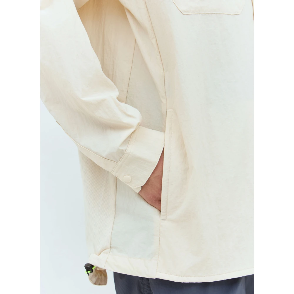 Dickies Oversized werkschirt met geperforeerd paneel Beige Heren