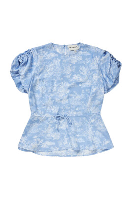 elegant-print-balloon-sleeve-blouse