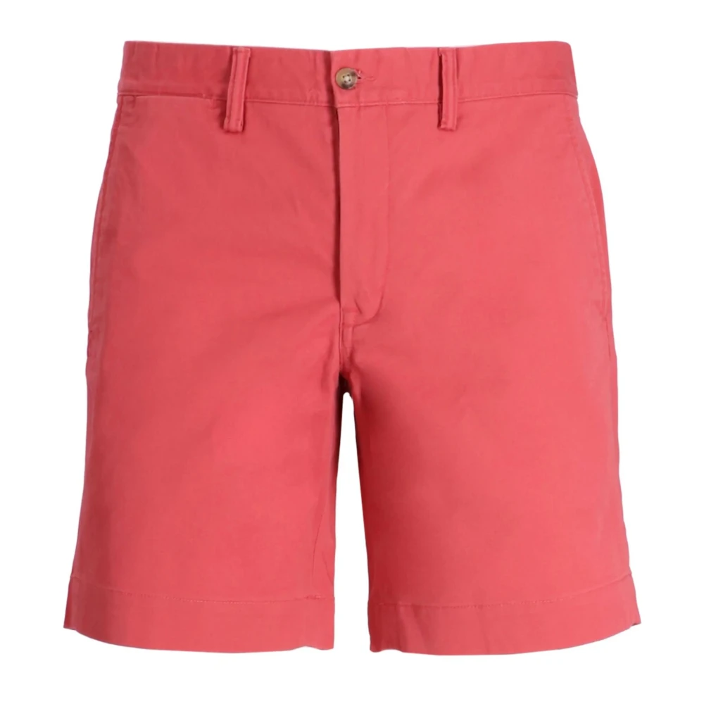 Ralph Lauren Men's Red Stretch Straight Fit Chino Shorts - Casual Shorts - W32 - Shorts