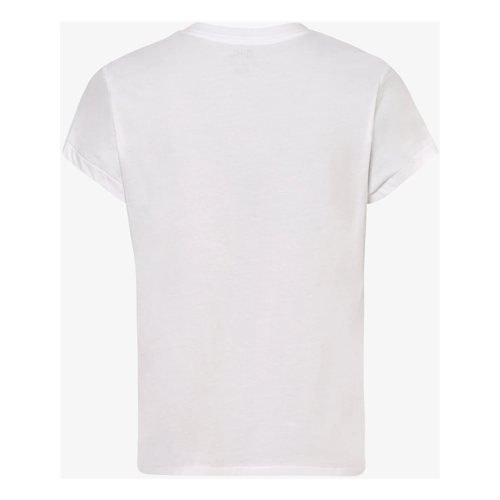 Polo Ralph Lauren V-Hals Polo T-Shirt White Dames